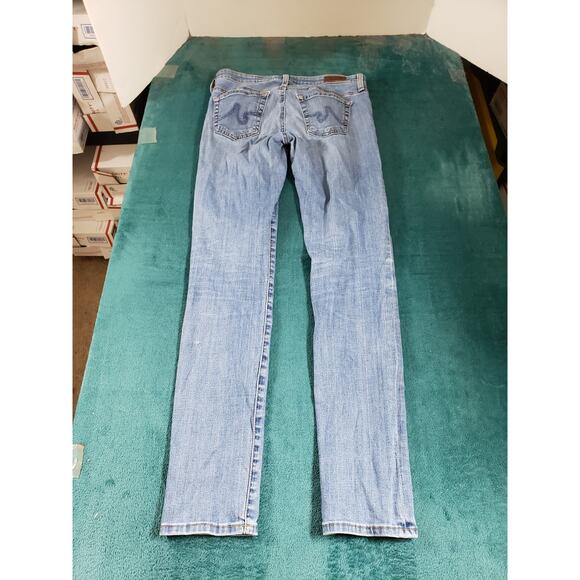 Adriano Goldschmied Jeans Size 27 Womens Blue Mid Rise THE STILT Cigarette USA - Picture 11 of 14